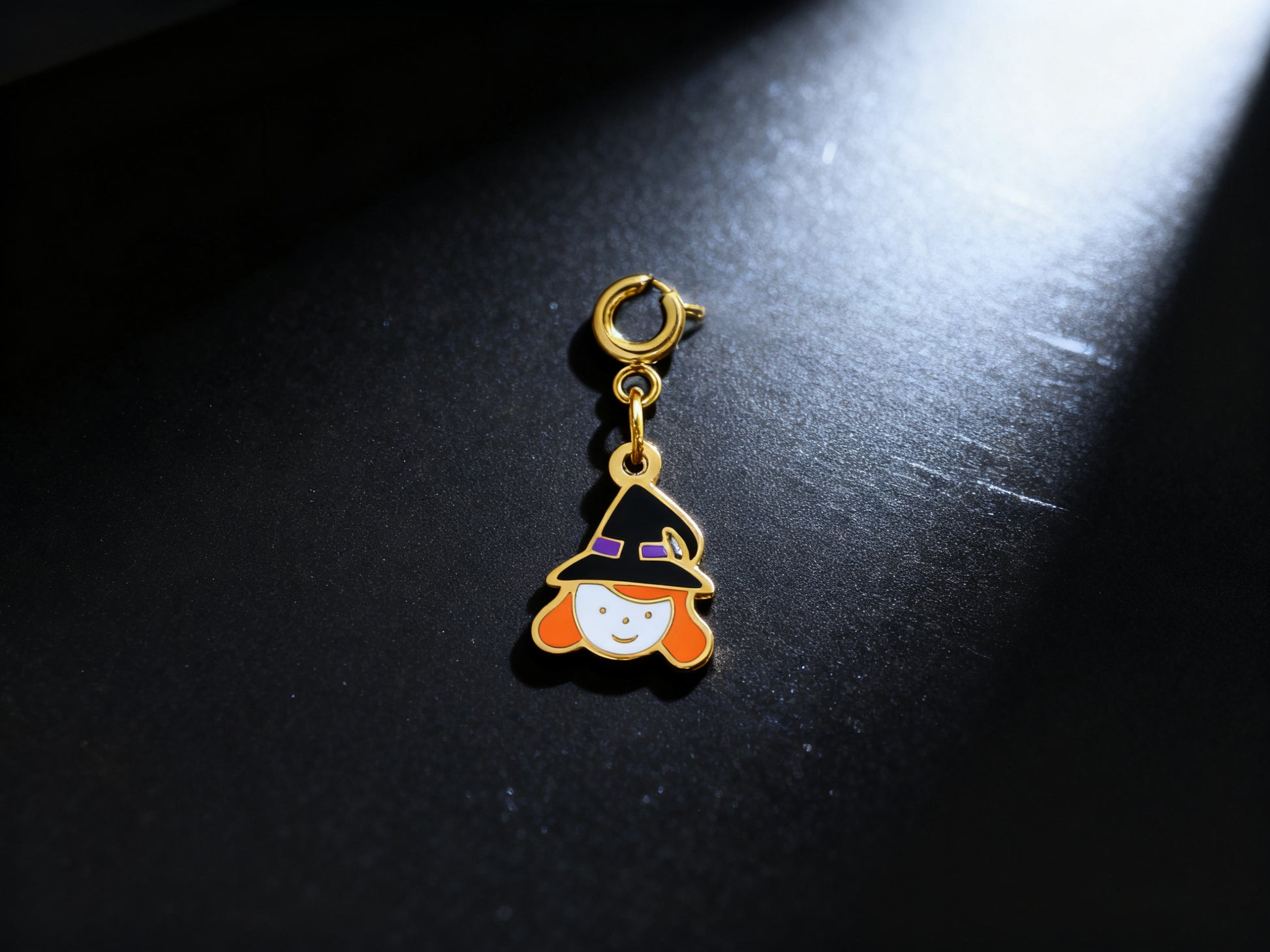 5 Styles Halloween Necklaces, Leather Rope with Stainless Steel 18K Gold Plated Enamel Pendants, Niche Dark Style Festival Exclusive Neckwearendant/Enamel Bat Pendants for Halloween