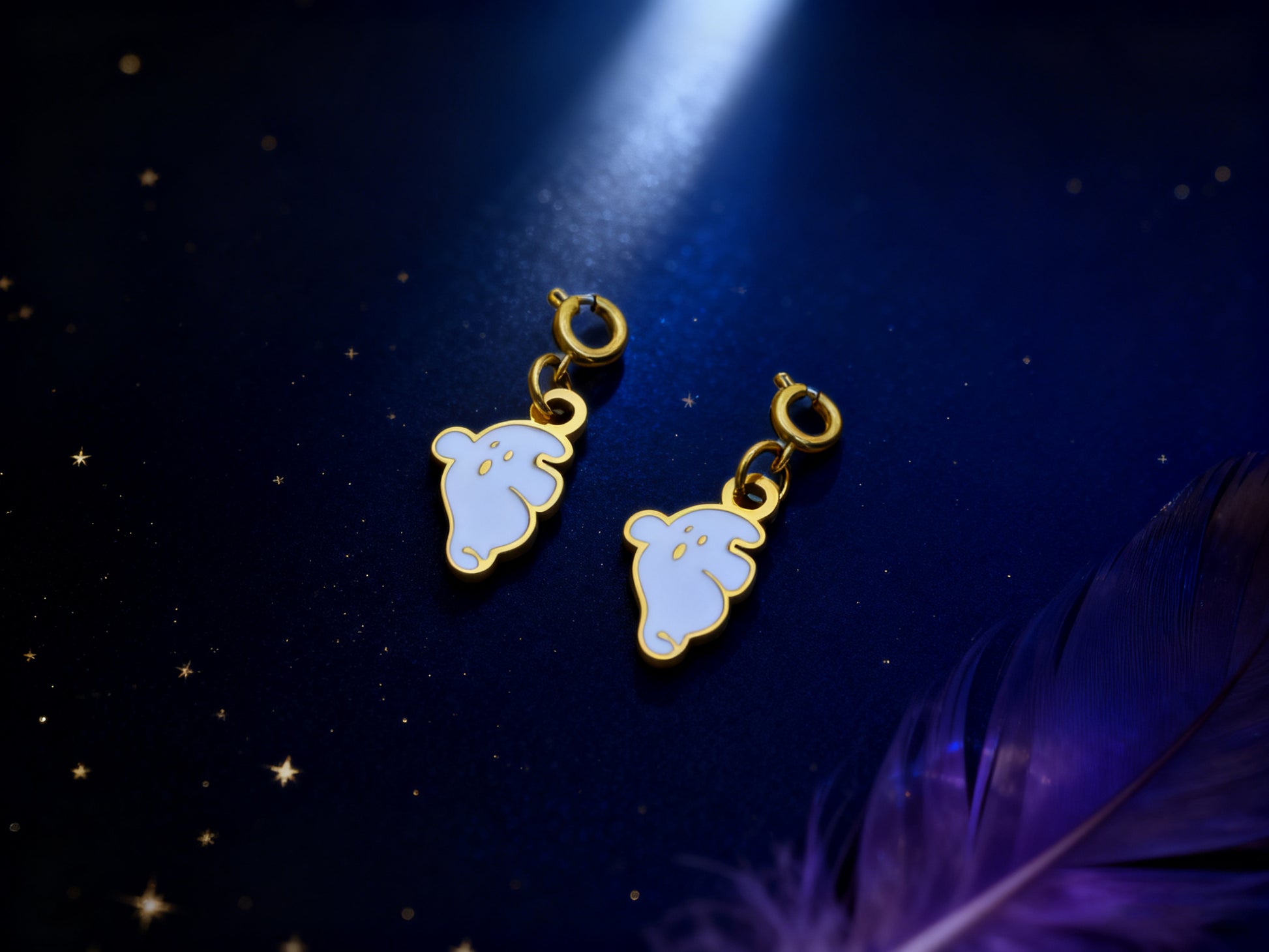 5 Styles Halloween Necklaces, Leather Rope with Stainless Steel 18K Gold Plated Enamel Pendants, Niche Dark Style Festival Exclusive Neckwearendant/Enamel Bat Pendants for Halloween