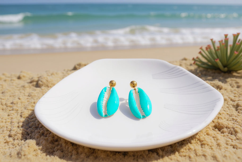 Rainbow Seashell Jewelry Set