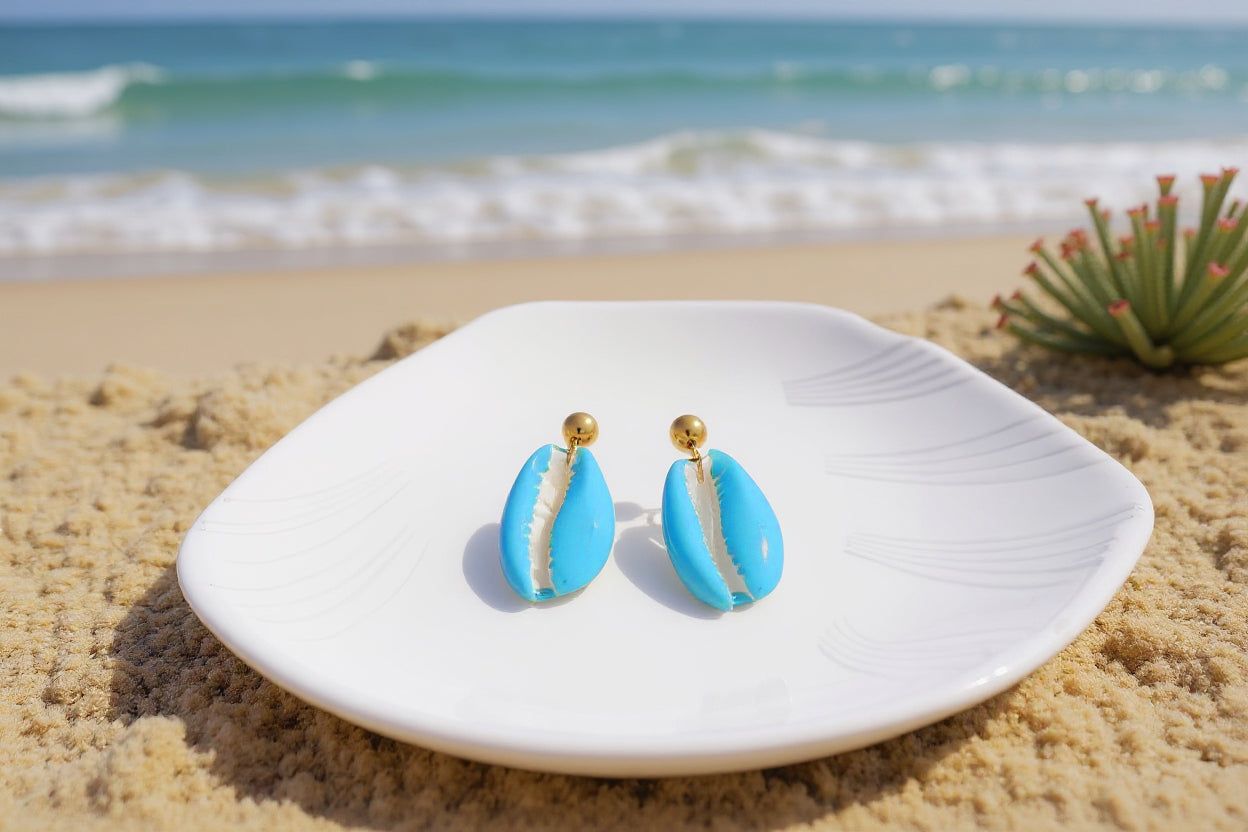 Rainbow Seashell Jewelry Set