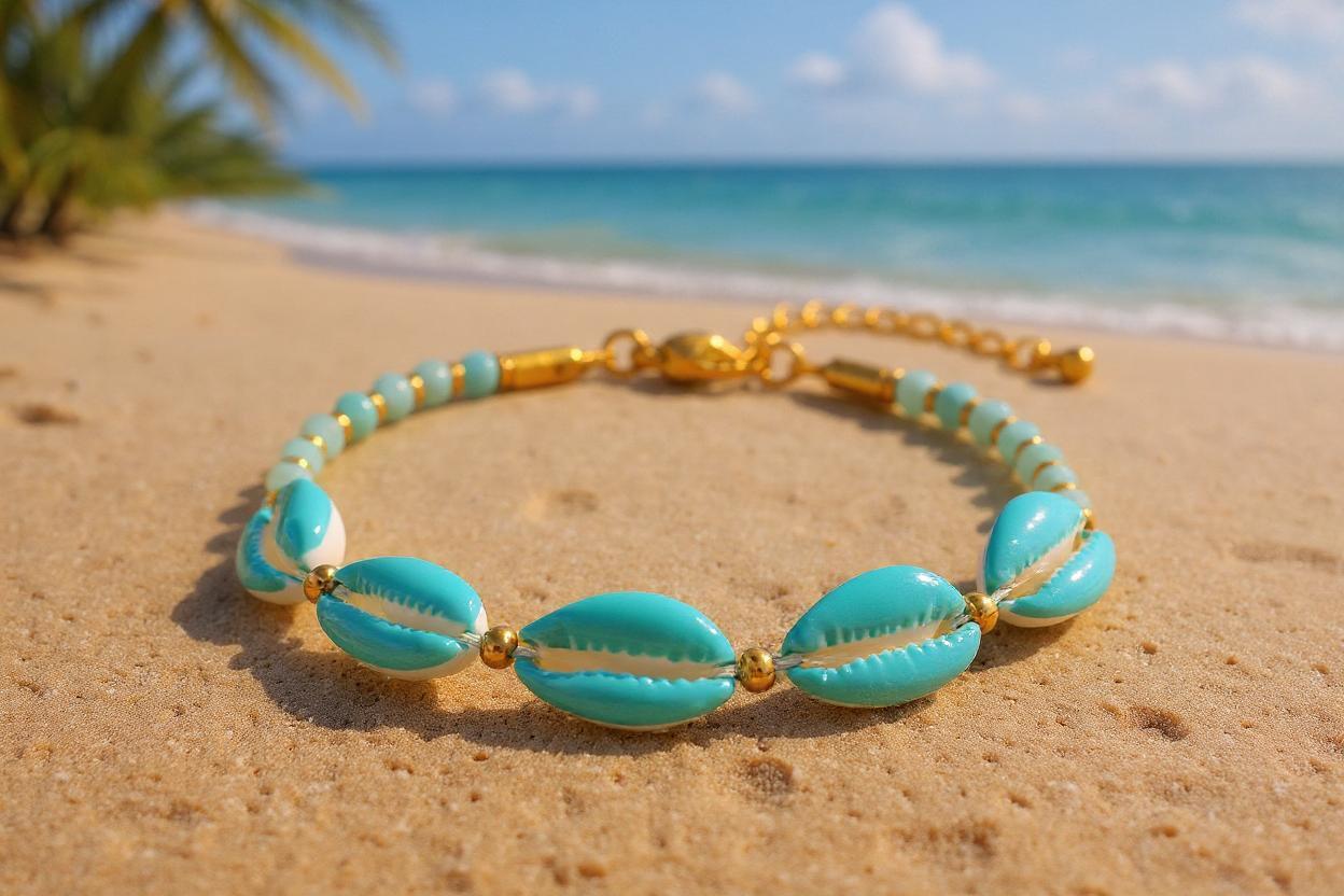 Rainbow Seashell Jewelry Set