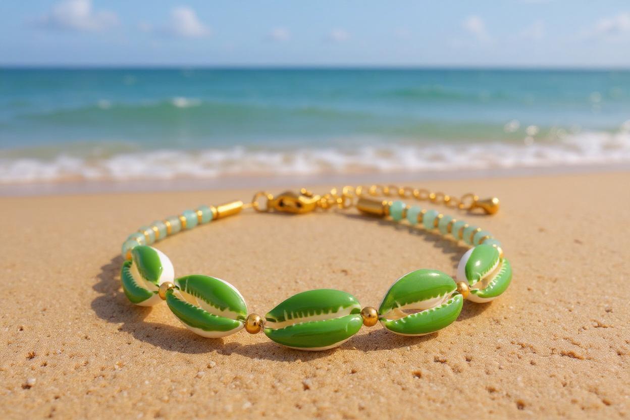 Rainbow Seashell Jewelry Set