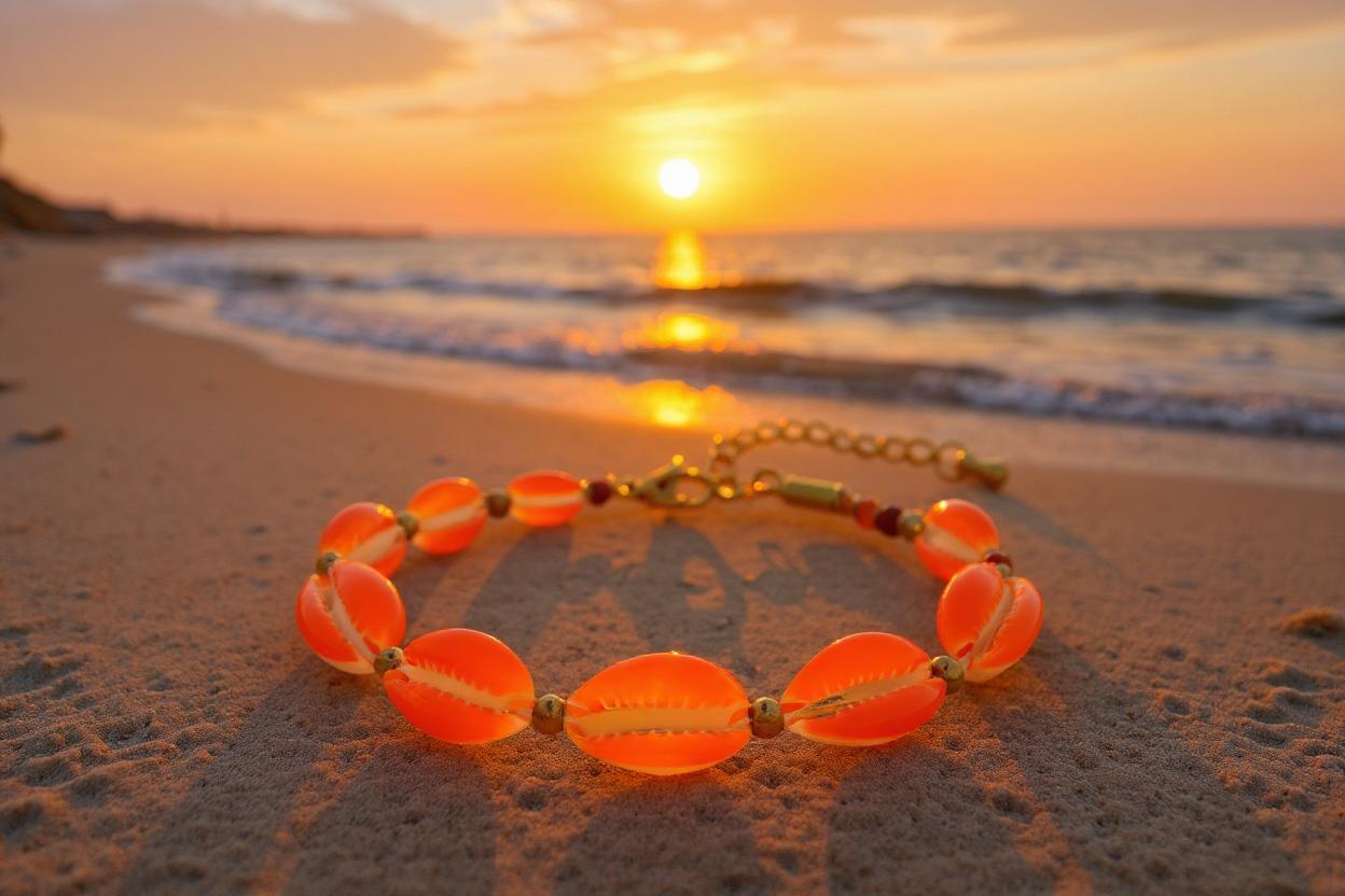Rainbow Seashell Jewelry Set