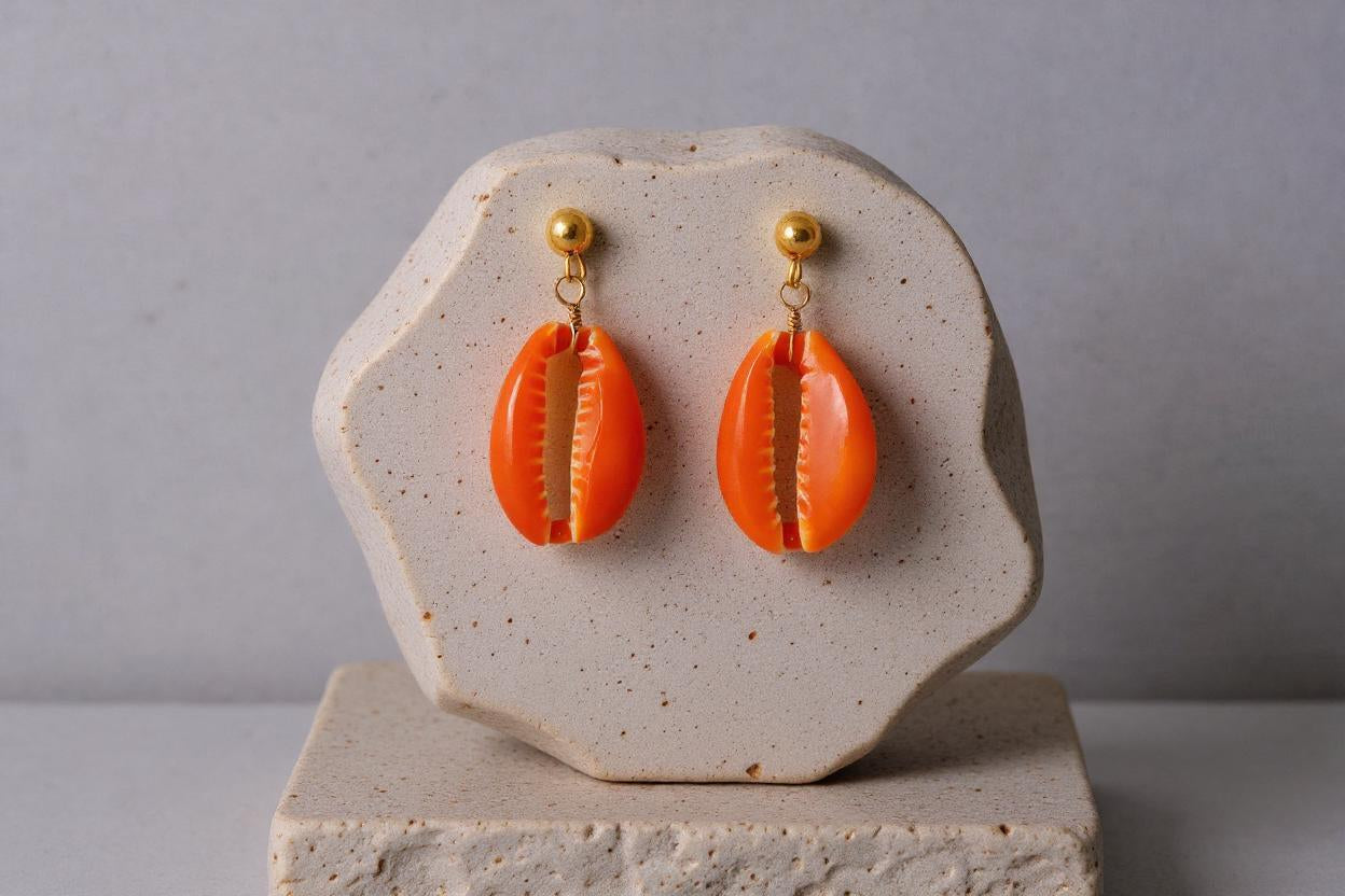 Rainbow Seashell Jewelry Set