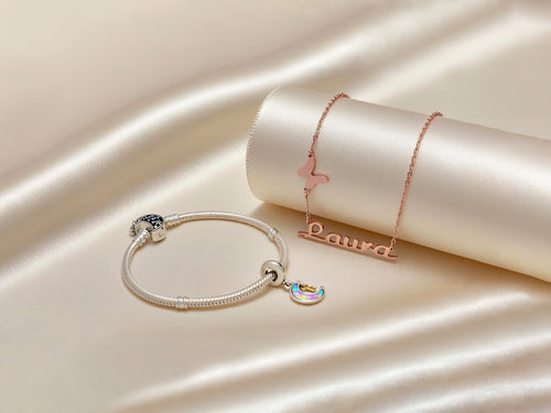 Moonlight Bracelet with Charm