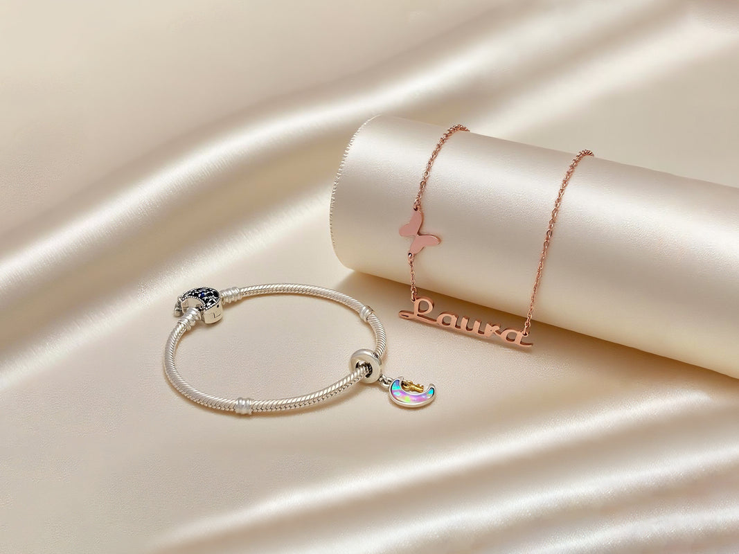 Moonlight Bracelet with Charm